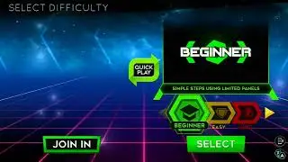 StepManiaX Difficulty Select Screen