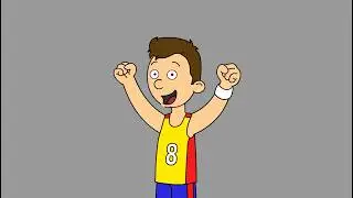 Caillou Gets 1st Place in the 400 Meter Run and Gets Ungrounded/Arthur Gets Grounded