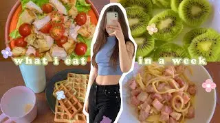 what I eat in a week  *realistic*