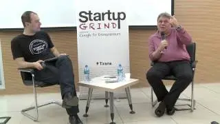 Romeo Sherko (ikubINFO) at Startup Grind Tirana