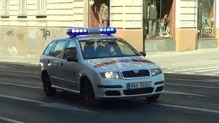 Praha AeskuLab převoz krve - vozidlo pro transport krve zasahuje [6.2014]