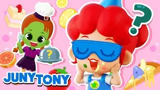 Colorful Monster Desserts | What Does It Taste Like? | Kids Songs | Cartoon | JunyTony
