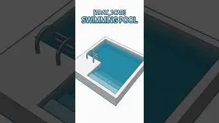 [1DAY_1CAD] SWIMMING POOL #shorts #tinkercad #project