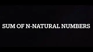 Sum of N Natural Numbers in Java | Beginner Java Programs Series #2