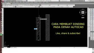 Tutorial Membuat Dinding Autocad Bahasa Indonesia