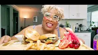 You Can't Resist This Ultimate Crack Smash Burger & Sweet Georgia Ham Mukbang Eating Show