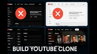 Build YouTube Clone Using HTML & CSS | Light & Dark Mode + Source Code
