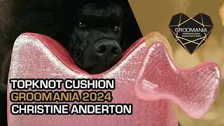 Christine Anderton in Action: Grooming with the Show Tech Topknot Cushion | Groomania 2024