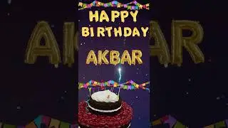 Happy birthday Akbar!