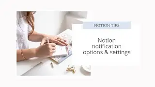 Notion notifications options & setup