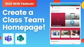 NEW HOMEPAGE FEATURE | Microsoft Class Teams | An Introduction