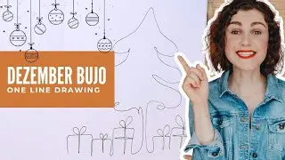 Schnell & Einfach: Line Art im Bullet Journal | Dezember | Deutsch