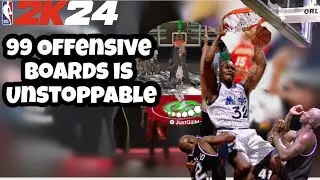 NBA2K24 BREAKSTARTER! 99 OFFENSIVE BOARDS