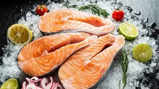 SALMON IN THE OVEN salt, pepper, lemon and nothing extra