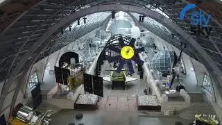 Съемка подготовки к научнокосмической выставке