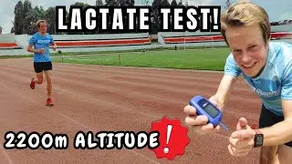 My typical Lactate Track Test at 2200m Altitude - Iten Kenya