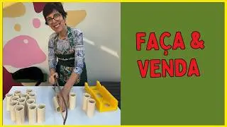 DIY - HOW TO MAKE AROMATIC CANDLES WITH A COLORED CEMENT BASE - Make and sell