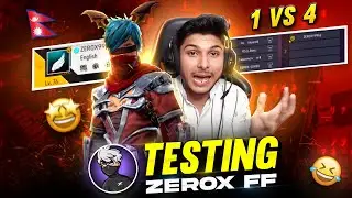 King Of Nepal 👑 🇳🇵 Shcoked Everyone In 1 vs 4 😳