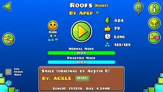 [GD] ROOFS BY APEP (DAILY LEVEL) | GEOMETRY DASH 2.11