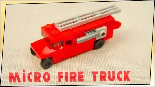 Lego Micro Moc Fire Truck, Микро самоделка Пожарная машина