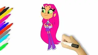 How to Draw Starfire | Teen Titans Go!