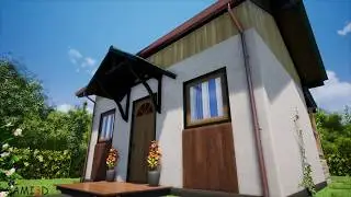 3D max for twinmotion beautiful house animation