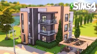 Modern Apartment Building ||  || The Sims 4  Speed Build - NO CC