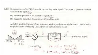 Communication Systems End Problem 4.2-8 Amplitude Modulation