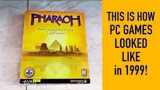 Pharaoh 1999 Sealed Retro Game Unboxing & Install on Windows 11 PC