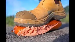 To Crushing Crunchy & Soft Things by Foot!-EXPERIMENT：FOOT VS BREAD、PEPSI、CHOCOLATE、POTATO CHIPS…