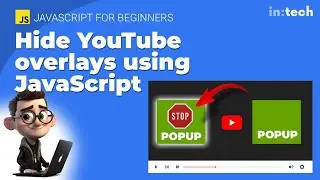Create a Bookmarklet to hide (annoying) YouTube Overlays using JavaScript (Level: Beginner)