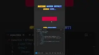 How to create button hover animation effectusing CSS   #coding #programming #python #code #htmlcss