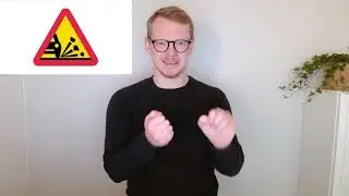 A11. Varning för stenskott - Teckenspråk