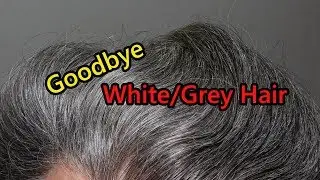 How to Turn White Hair to Black Hair Naturally with Coconut Oil