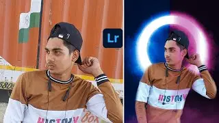 Ring Light Dual Tone Photo Editing In Mobile Phone || #ringlight #picsart #edit