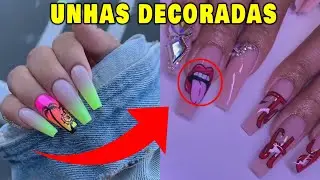 Melhores ideias de UNHAS DECORADAS SIMPLES e Fácil de Fazer!!
