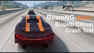 BeamNG.drive - Bugatti Chiron Crash Test