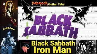 Iron Man - Black Sabbath - Guitar + Bass TABS Lesson