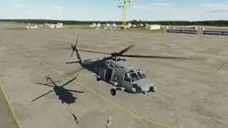 MH-60R Seahawk mod - winch with character in harness | DCS World