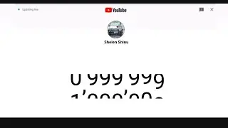 1 million Subscribers Count | live | Fake Subscriber Count This Video |