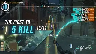 【瀧川零・源氏】人生第一個五連殺拔刀 The first to 5 kill | TAKI Genji - 10/19【Overwatch 鬥陣特攻】