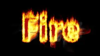 Set your text on fire in Photoshop CC!