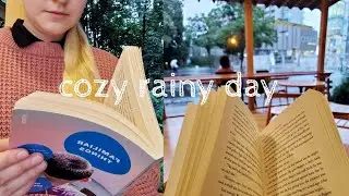 🍂Fall Cozy Rainy Day Reading Vlog 📚🍄 Finishing a Book in a Day 🤓☕ Familiar Things by Hwang Sok-Yong
