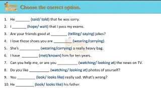 English Grammar Quiz | Confusing Verb Quiz - 5 Minutes English