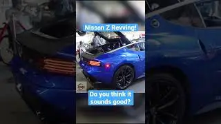 The Nissan Z Sounds Like This.... Nissan Z Revving indoors