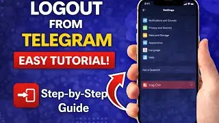 How to Logout from Telegram Account | Sign Out Telegram (Step-by-Step) 2026