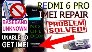 Redmi 6 Pro IMEI REPAIR OR NV data is corrupted solution