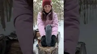 This GIRL knows how to Survive Winter! ❄️🔥