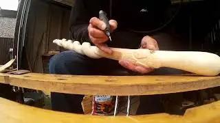 Snake Walking stick part 5