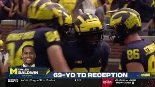 JJ McCarthy Throws an Absolute Rope